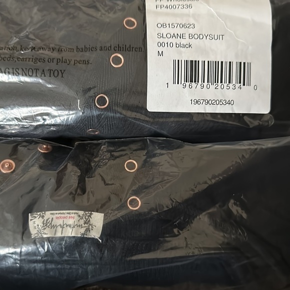 Free People Sloane Bodysuit Black - Picture 7 of 10